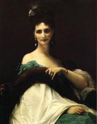 Alexandre  Cabanel La Comtesse de Keller France oil painting art